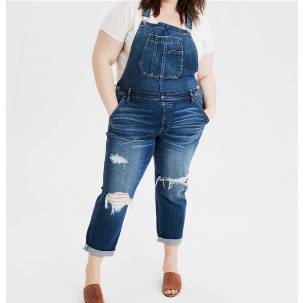 American Eagle Tomgirl Jean Overalls Size XXL 2X